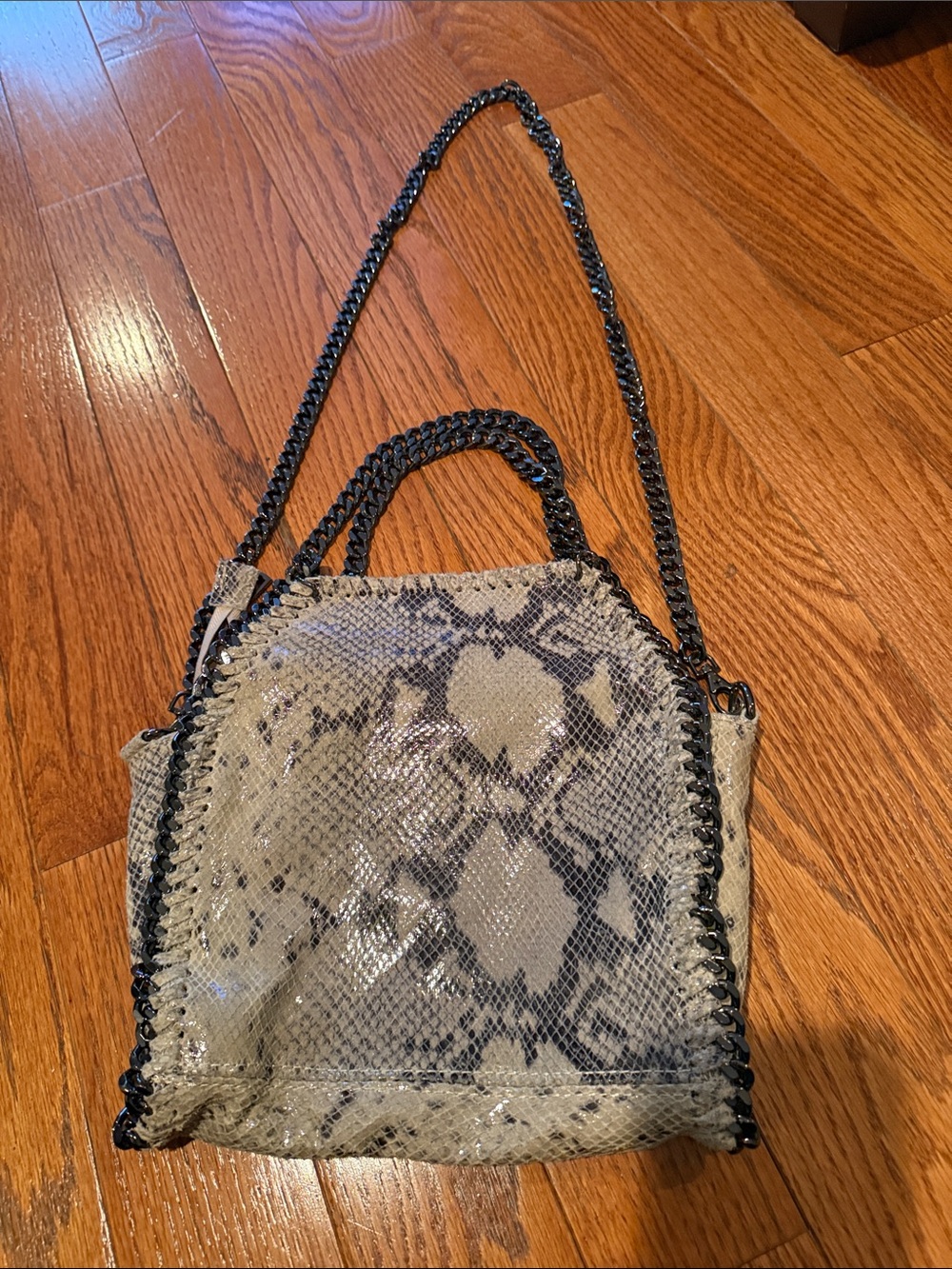 Animal print shoulder bad/handbag
